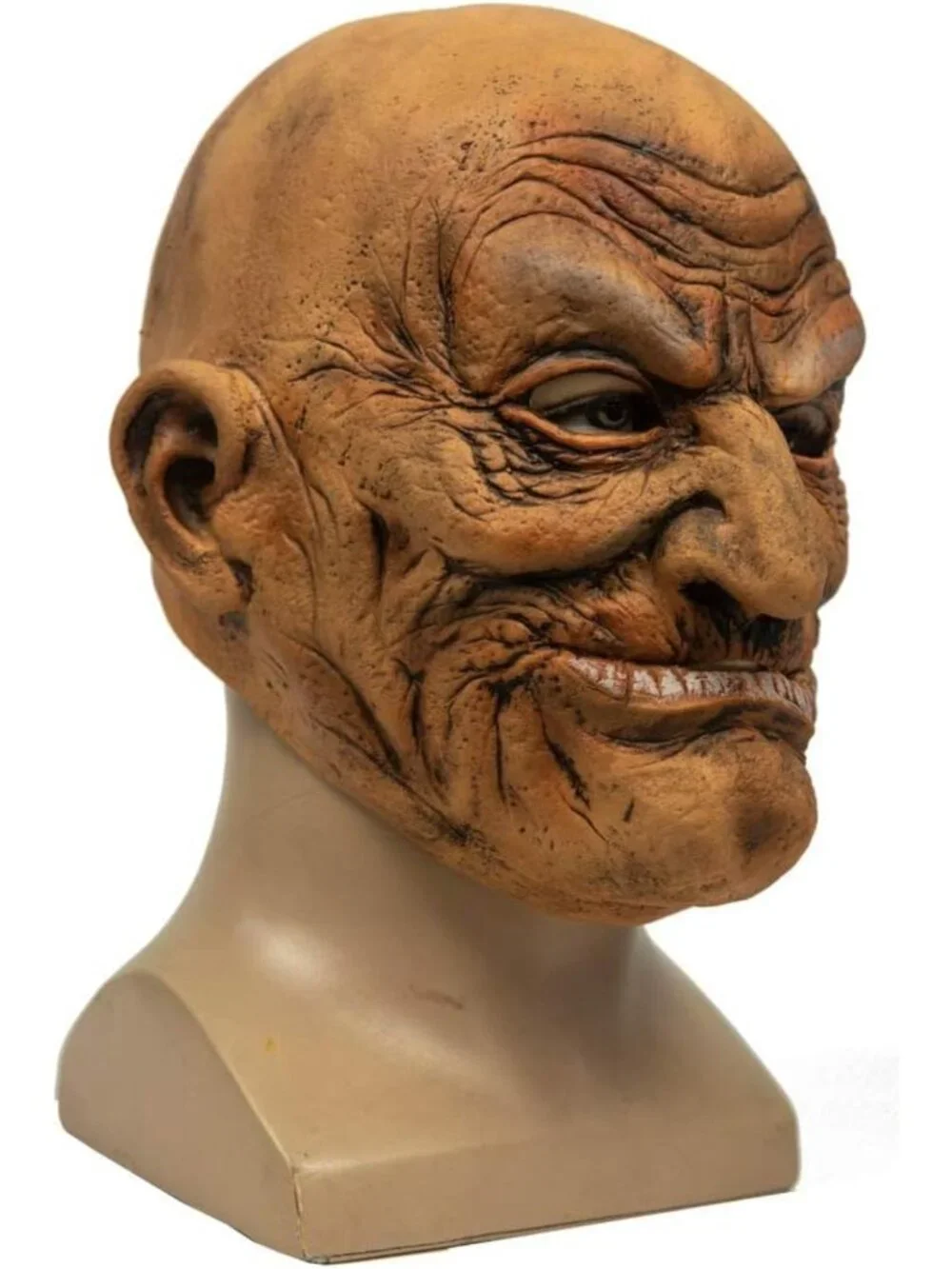 Unisex Funny Bald Clown Mask for Halloween, Cosplay, Party & Carnival Fun